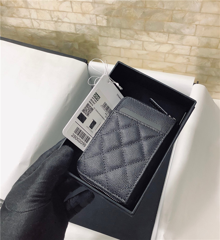  Chanel  샤넬 케비어 카드지갑 AS2106