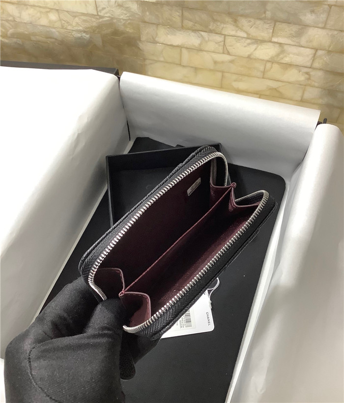  Chanel  샤넬 케비어 카드지갑 AS2106