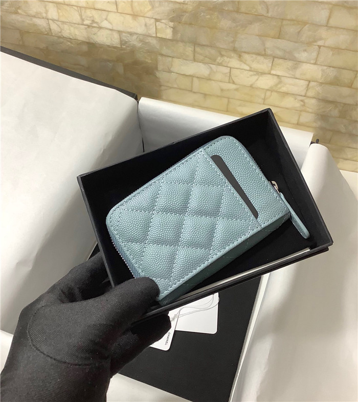 chanel 샤넬 케비어 카드지갑 AS2106