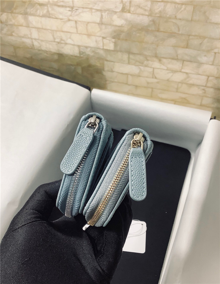 chanel 샤넬 케비어 카드지갑 AS2106