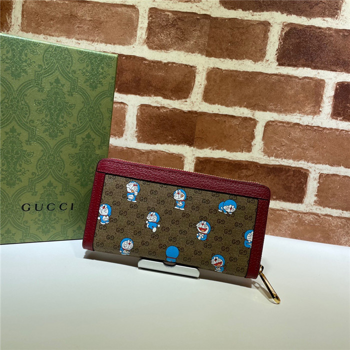 GUCCI 구찌 도라에몽 지퍼 어라운드 지갑 647787