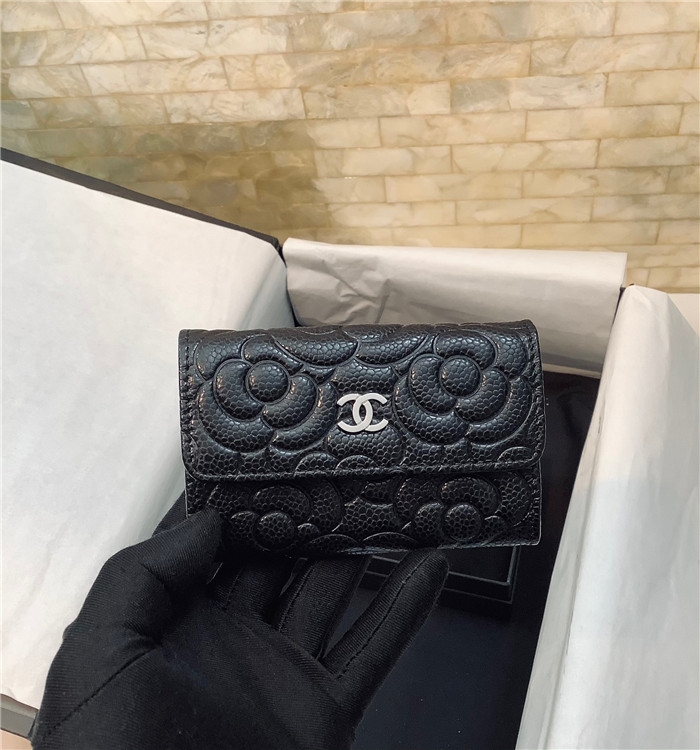 Chanel 샤넬 까멜리아플랩 카드 지갑 C81937
