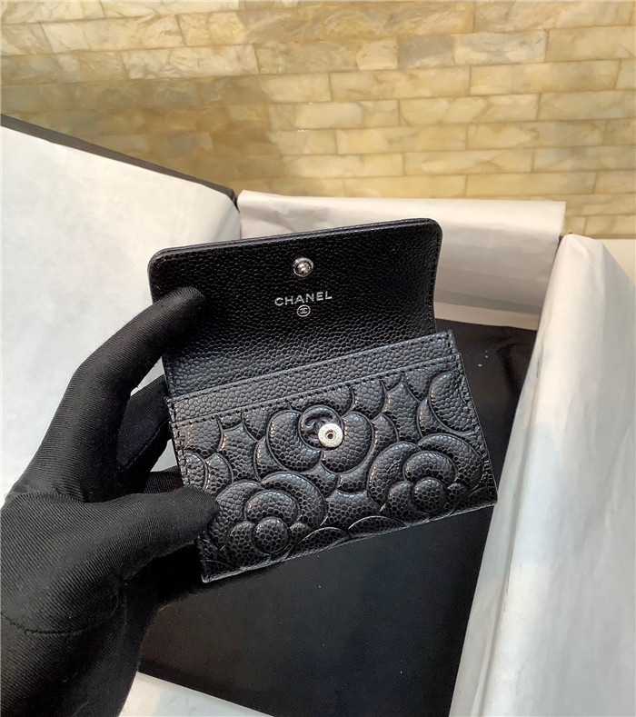 Chanel 샤넬 까멜리아플랩 카드 지갑 C81937