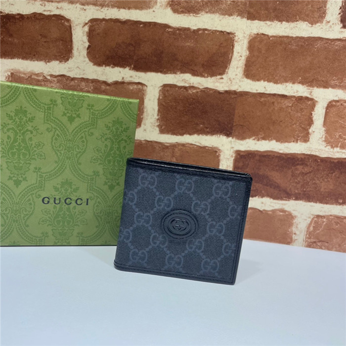  GUCCi  구찌 인터로킹 G 디테일 반지갑 671652