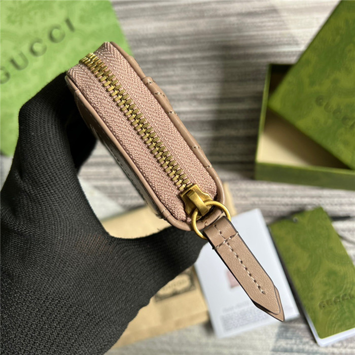 GUCCI 구찌 GG 마몽 마트라셰 지퍼 카드지갑 671772