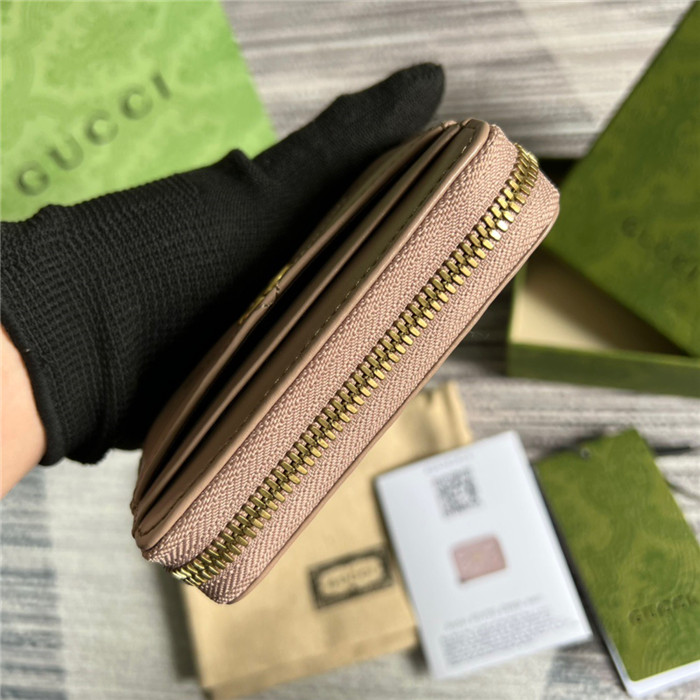 GUCCI 구찌 GG 마몽 마트라셰 지퍼 카드지갑 671772