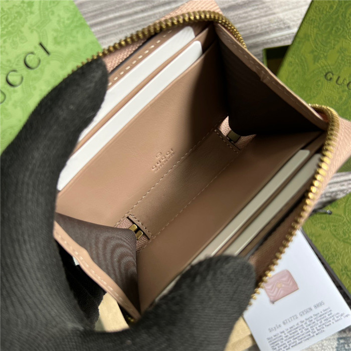 GUCCI 구찌 GG 마몽 마트라셰 지퍼 카드지갑 671772