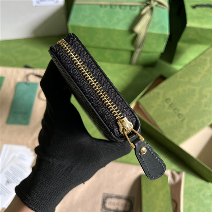 GUCCi  구찌 마이크로시마 지퍼 장지갑 449391