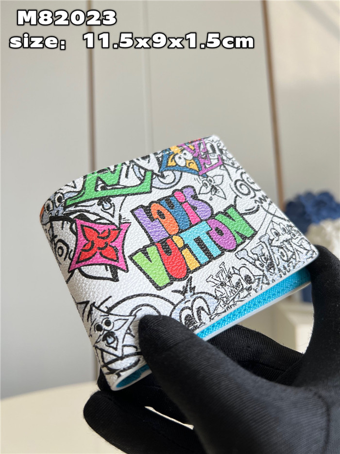  LOUIS VUITTON 루이비통 모노그램 코믹스 멀티플 월렛 M82023