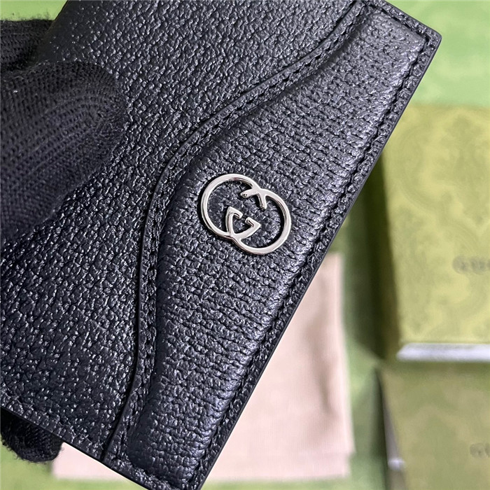 GUCCI 구찌 래더 로고 카드 지갑 735000