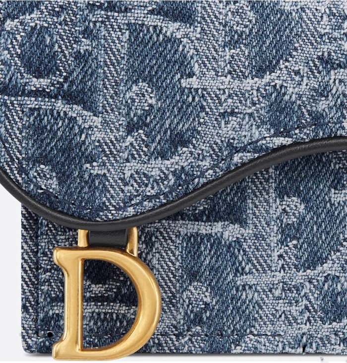 Dior 디올 여성 새들 플랩 지갑