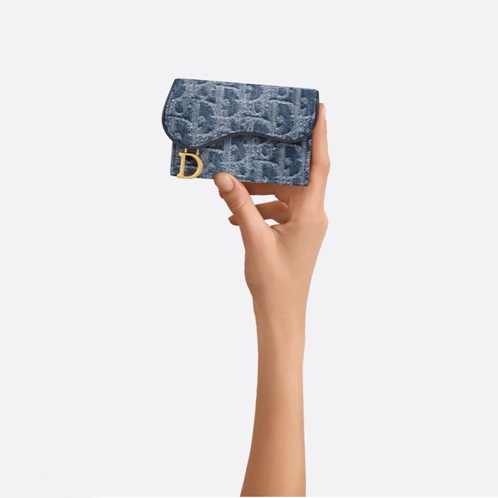 Dior 디올 여성 새들 플랩 지갑