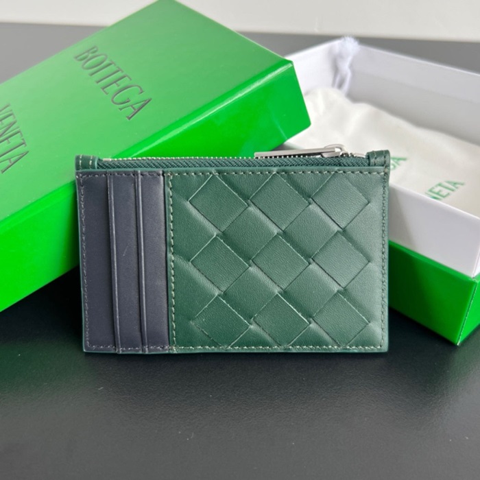 Bottega Veneta 보테가베네타 남성 그린 카드 지갑