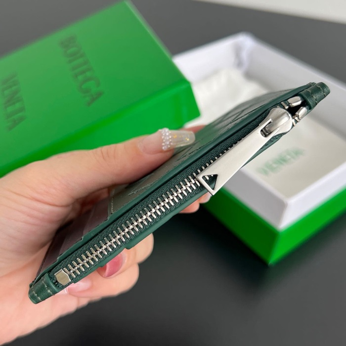 Bottega Veneta 보테가베네타 남성 그린 카드 지갑