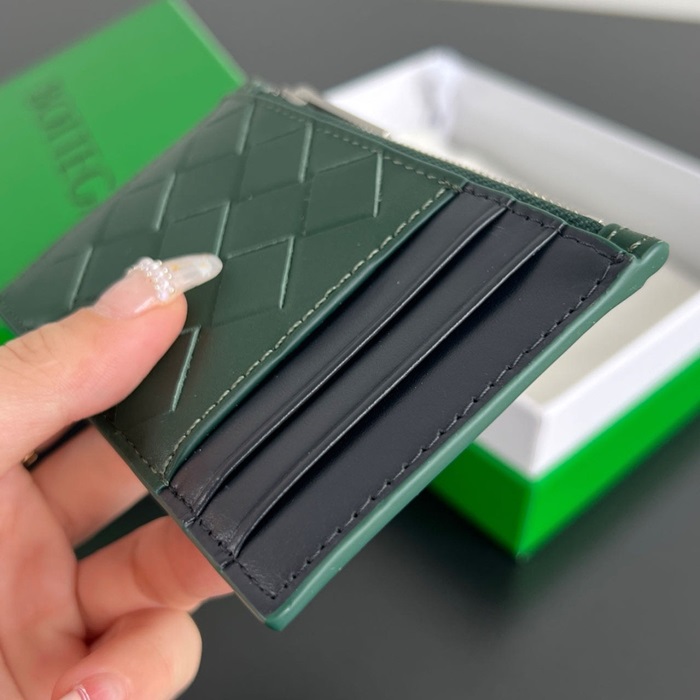 Bottega Veneta 보테가베네타 남성 그린 카드 지갑