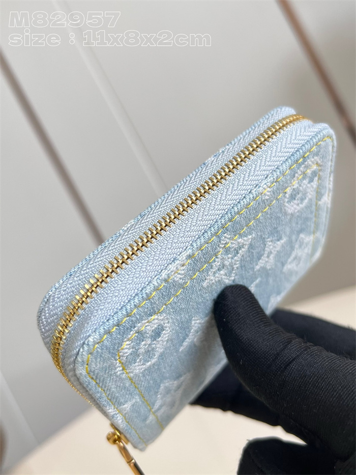 LOUIS VUITTON 루이비통 지피 코인 펄스 리믹스 데님 카드/명함지갑 M82957 2024/신상