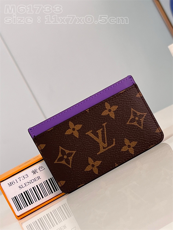 LOUIS VUITTON 루이비통 포트 카드/명함지갑 M61733 2024/신상 7COLOR