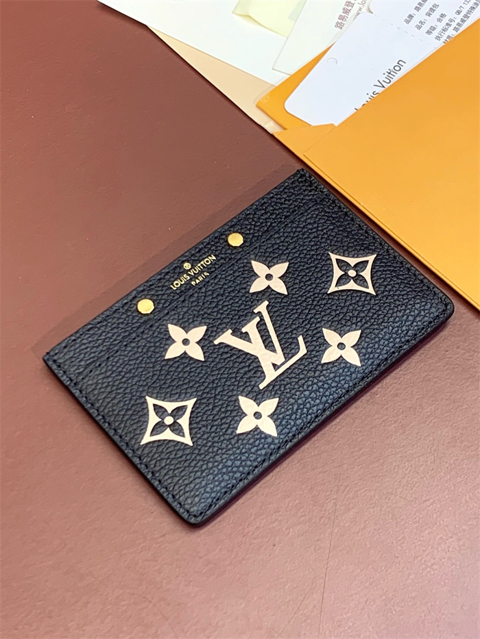 LOUIS VUITTON 루이비통 모노그램 바이컬러 앙프렝뜨 카드/명함지갑 M81022 2024/신상
