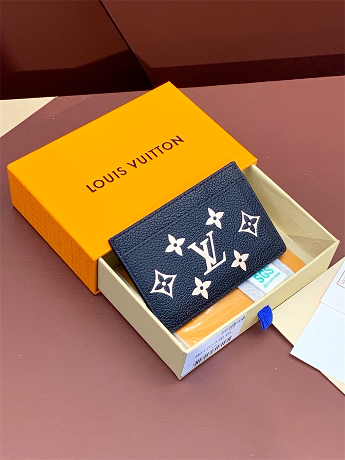 LOUIS VUITTON 루이비통 모노그램 바이컬러 앙프렝뜨 카드/명함지갑 M81022 2024/신상