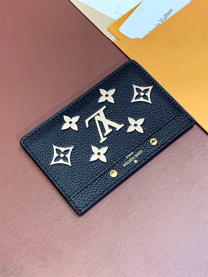 LOUIS VUITTON 루이비통 모노그램 바이컬러 앙프렝뜨 카드/명함지갑 M81022 2024/신상