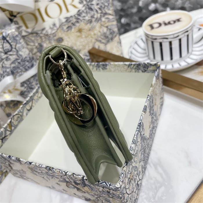 DIOR 디올 에나맬 가죽 반지갑 S0178