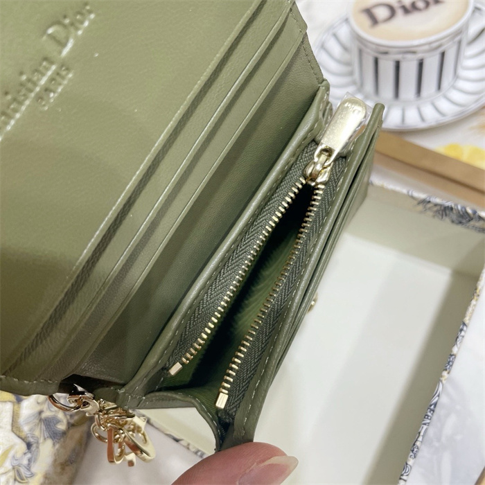 DIOR 디올 에나맬 가죽 반지갑 S0178