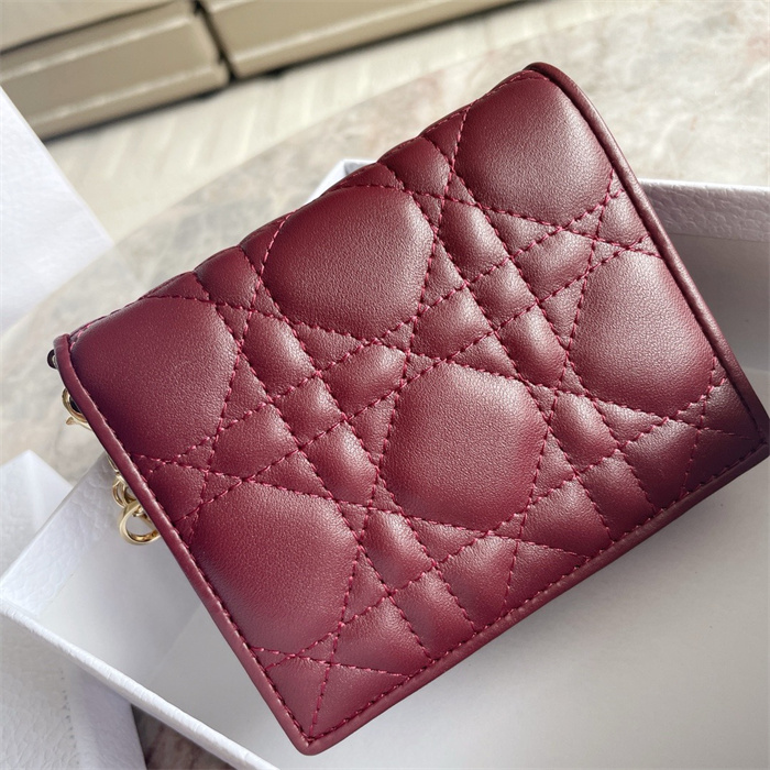 DIOR 디올 에나맬 가죽 반지갑 S0178