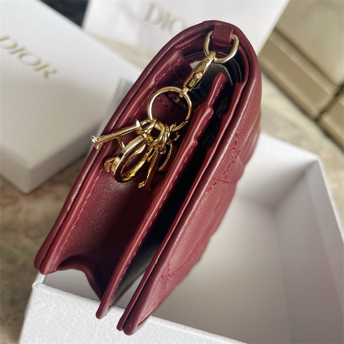 DIOR 디올 에나맬 가죽 반지갑 S0178