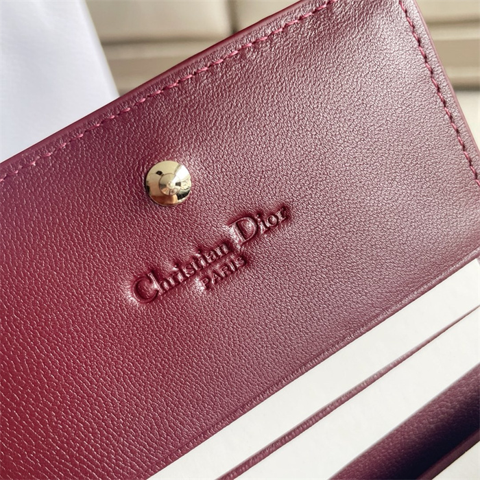 DIOR 디올 에나맬 가죽 반지갑 S0178