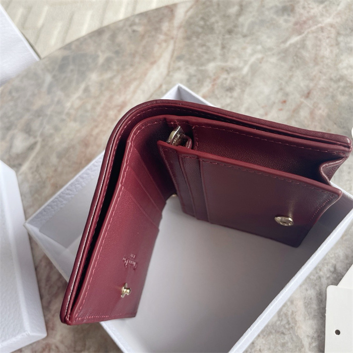 DIOR 디올 에나맬 가죽 반지갑 S0178