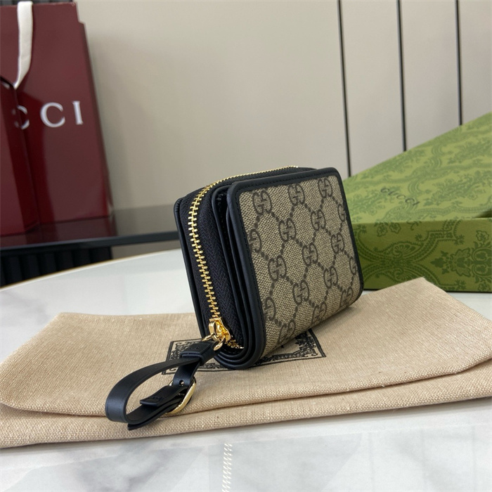 GUCCI 구찌 GG 엠블럼 지퍼 미니 지갑 819131 2COLOR