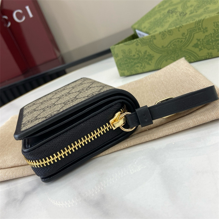 GUCCI 구찌 GG 엠블럼 지퍼 미니 지갑 819131 2COLOR