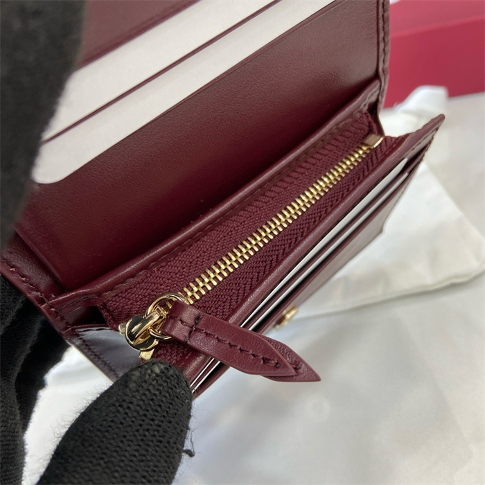 GUCCI 구찌 도그 디테일 GG 미니 반지갑 818767