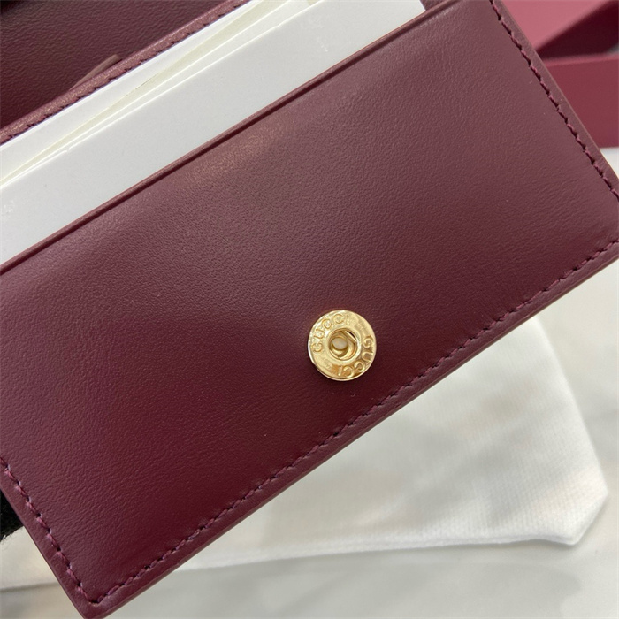 GUCCI 구찌 GG 부엉이 디테일 미니 반지갑 818767