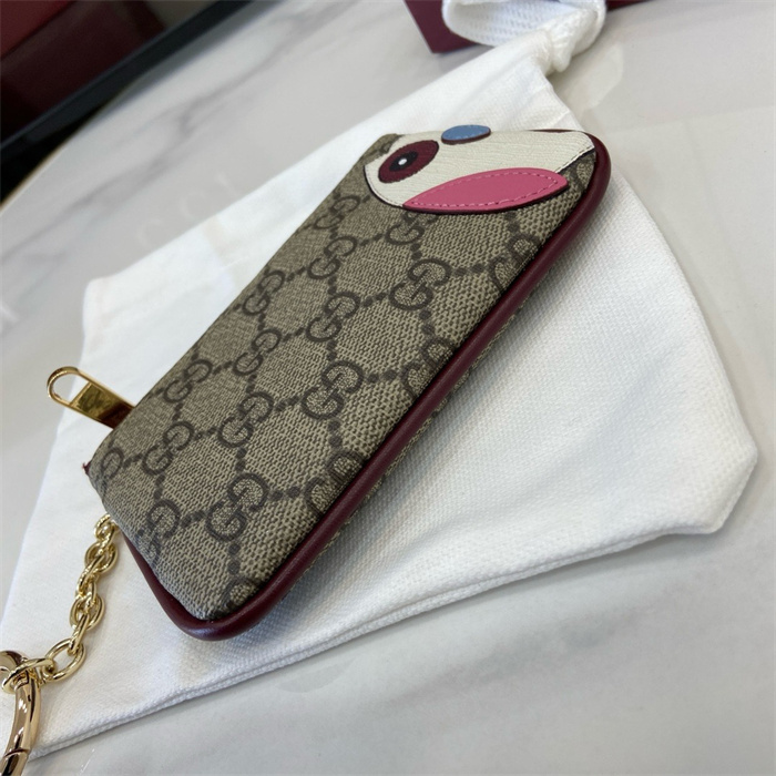 GUCCI 구찌 부엉이 디테일 GG 키 케이스 818768