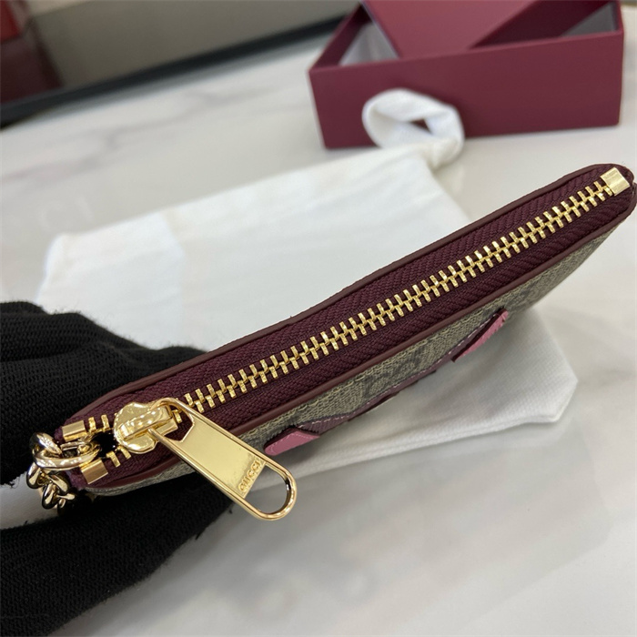 GUCCI 구찌 고양이 디테일 GG 키 케이스 818768