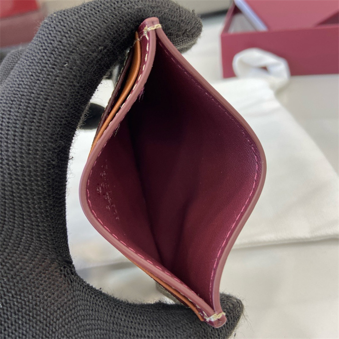 GUCCI 구찌 도그 디테일 바이컬러 GG 카드 케이스 818769