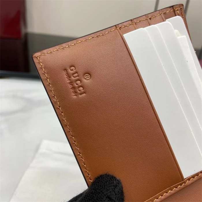 GUCCI 구찌 GG 엠블럼 반지갑 821201-1