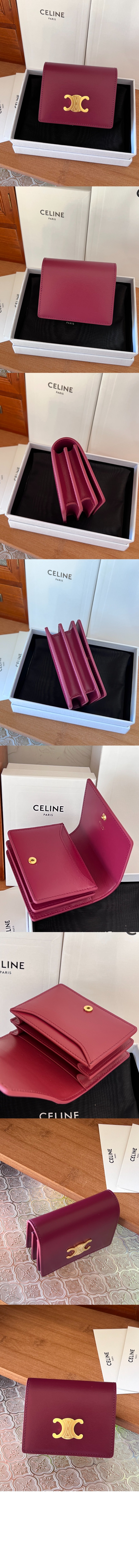 CELINE 셀린느 트리옹프 명함 지갑 10M123 7COLOR